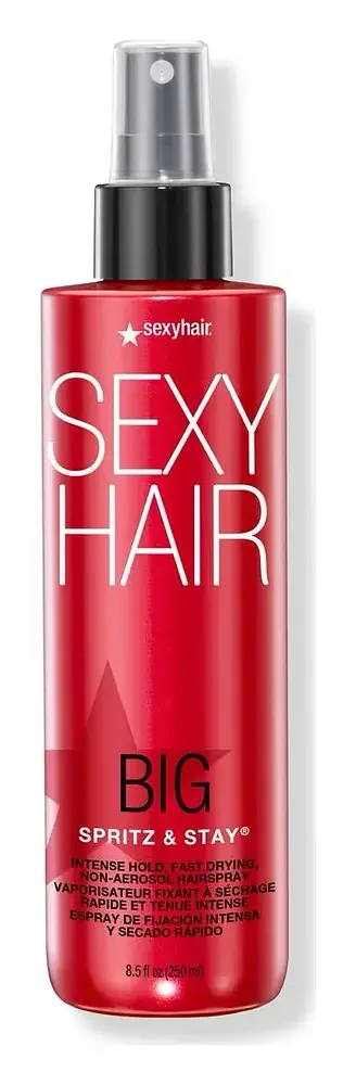 SexyHair Big Spritz & Stay Intense Hold, Fast Drying Non-Aerosol Hairspray