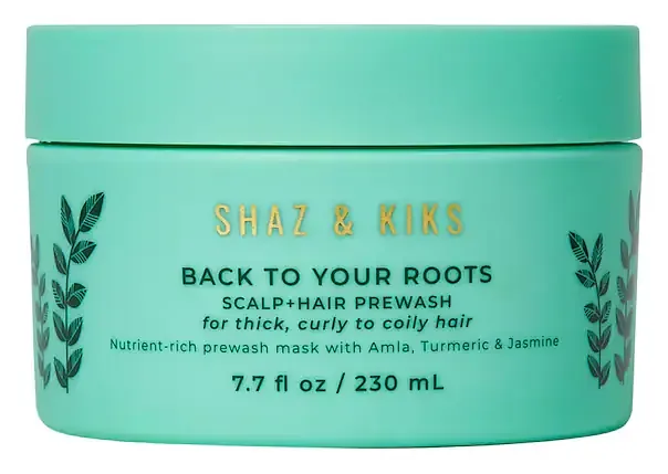 Shaz & Kiks Scalp & Hair Prewash Mask for Thick, Curly or Coily Hair