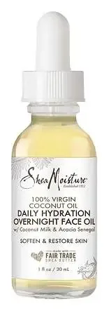 Shea Moisture 100% Virgin Coconut Oil Daily Hydration Overnight Face Oil