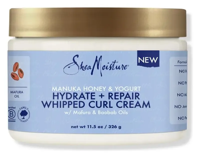 Shea Moisture Hydrate and Repair Whipped Curl Cream