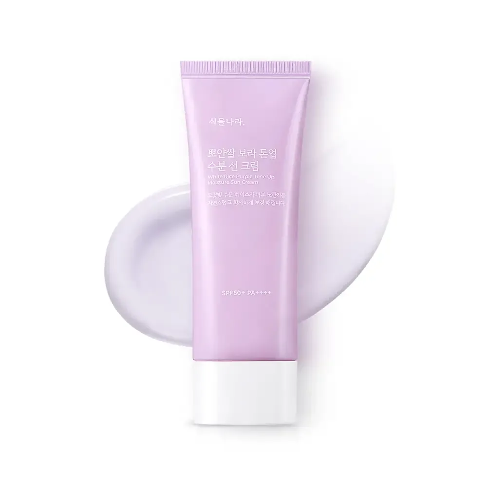 Shingmulnara White Rice Purple Tone Up Moisture Sun Cream SPF 50+