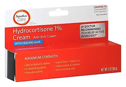 Signature Select Anti Itch Hydrocortisone 1% With Healing Aloe Maximum Strength