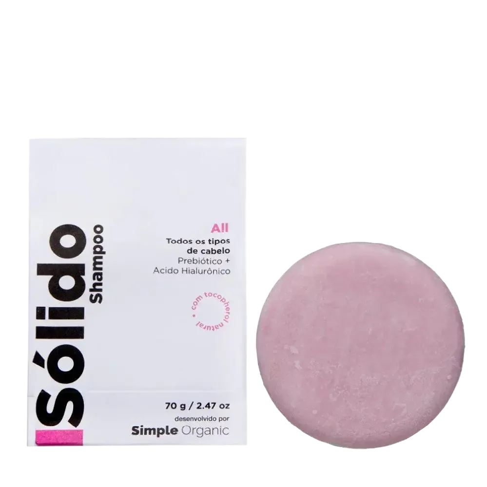 Simple Organic Isolido Shampoo Em Barra