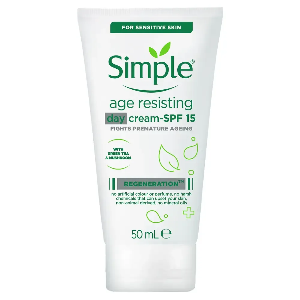 Simple Skincare Age Resisting Day Cream-SPF 15