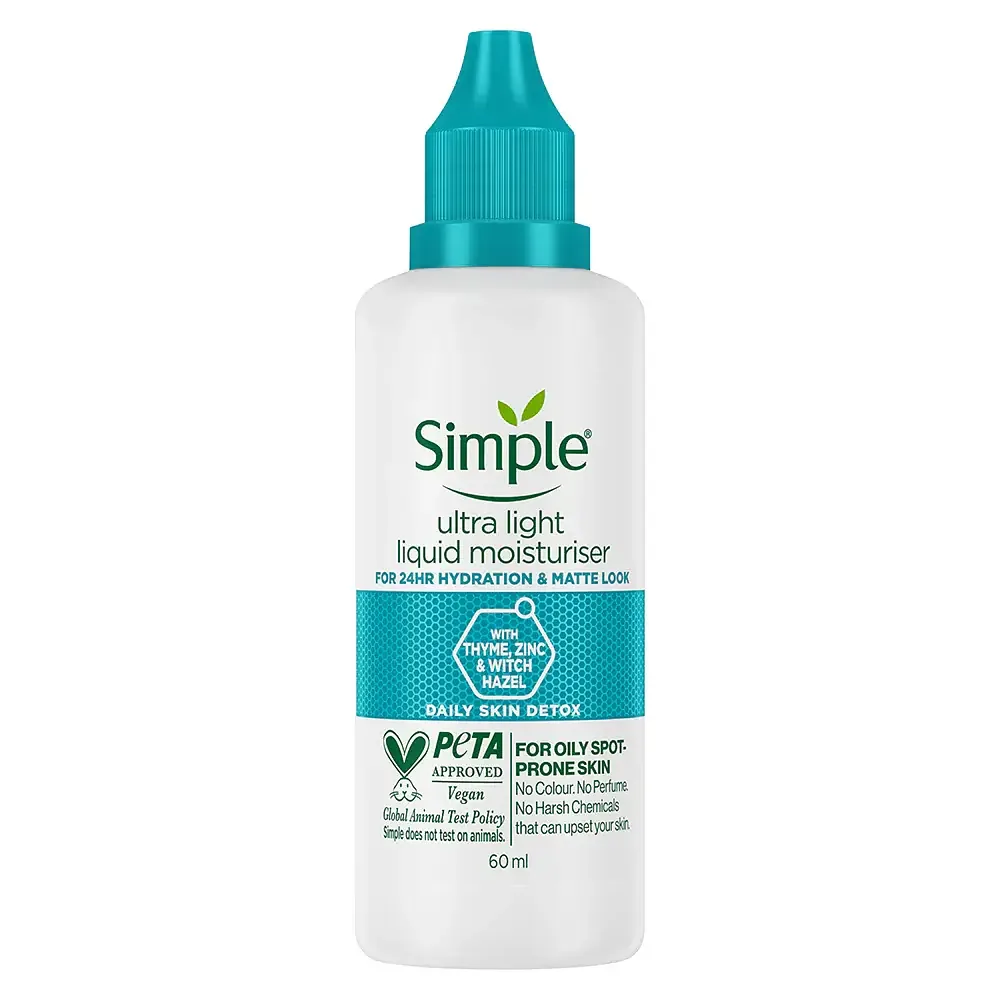 Simple Skincare Daily Skin Detox Ultra-Light Liquid Moisturiser