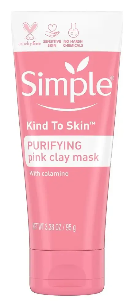 Simple Skincare Kind to Skin Pink Clay Face Mask
