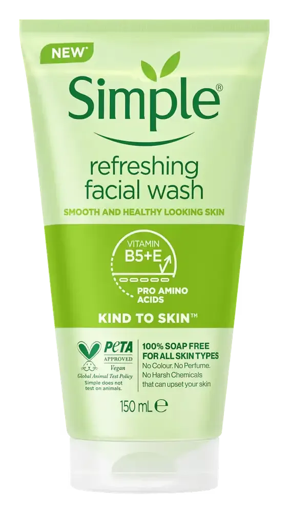 Simple Skincare Kind To Skin Refreshing Facial Wash