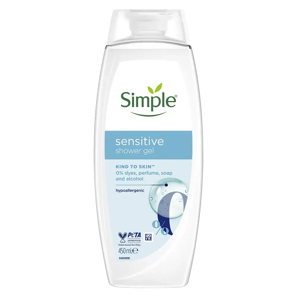 Simple Skincare Kind To Skin Sensitive Shower Gel