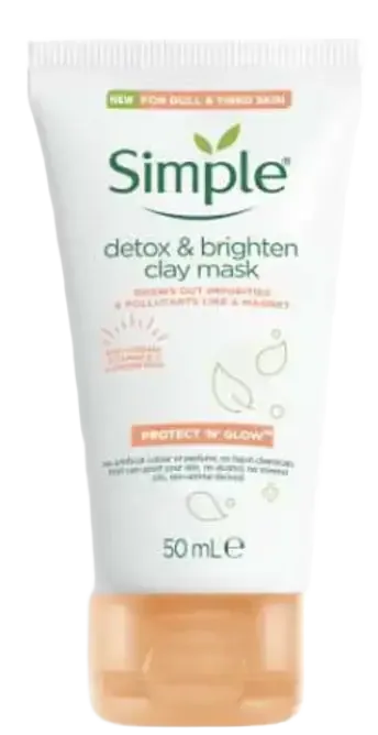 Simple Skincare Protect ‘n’ Glow Detox & Brighten Clay Mask
