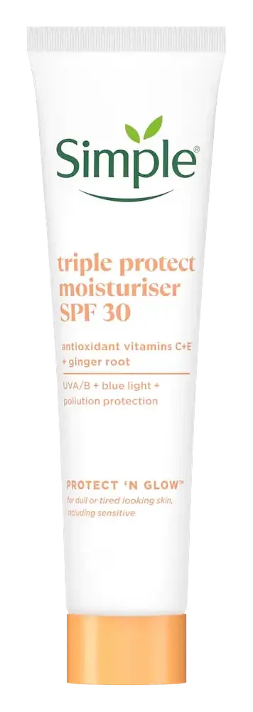 Simple Skincare Protect 'N' Glow Triple Protect Moisturizer SPF 30