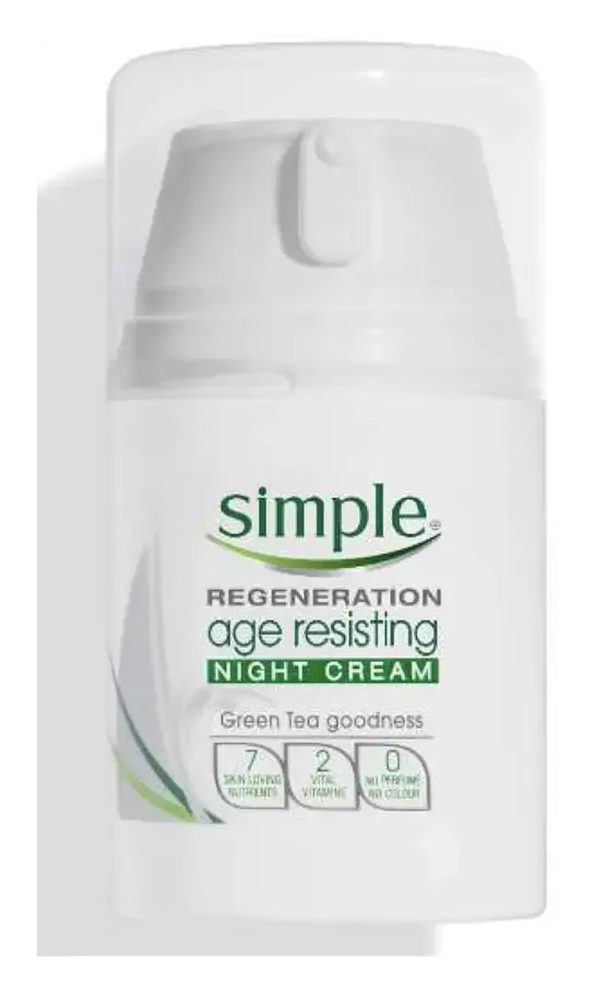 Simple Skincare Regeneration Age Resisting Night Cream