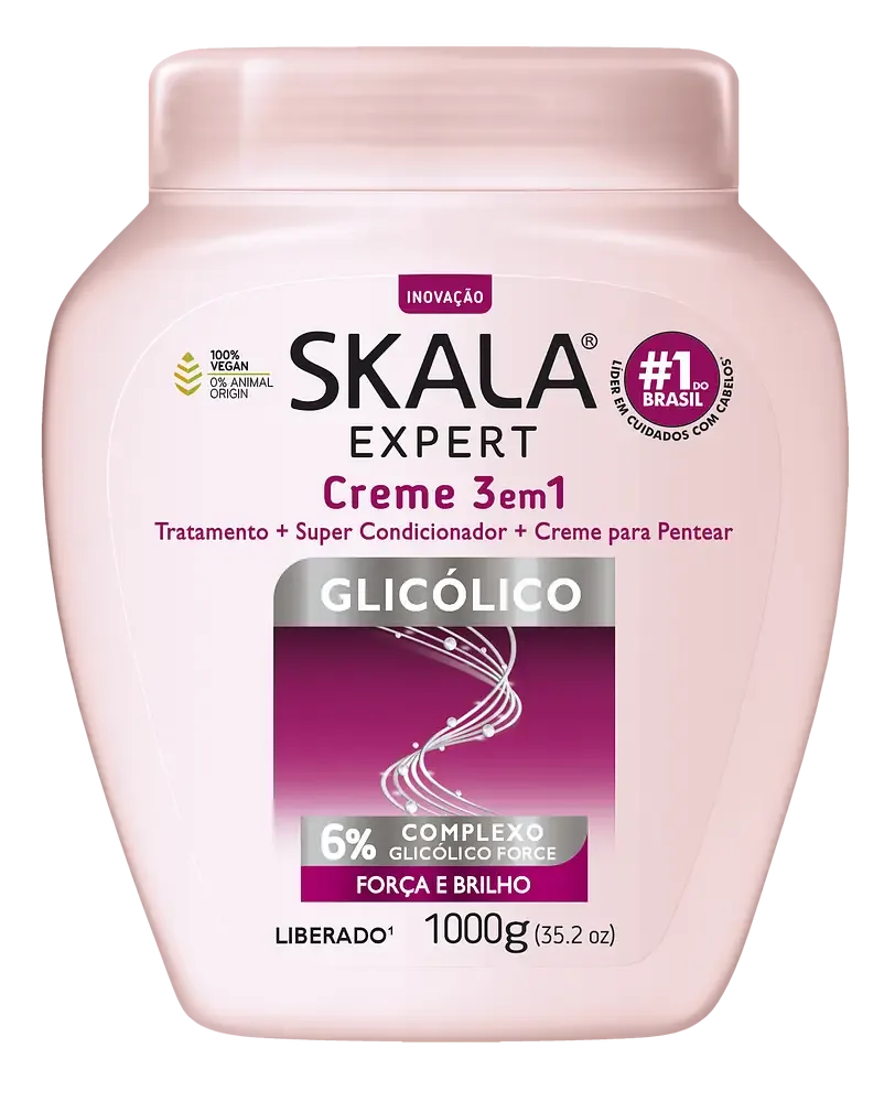 Skala Expert Glicólico Creme 3Em1 Tratamento