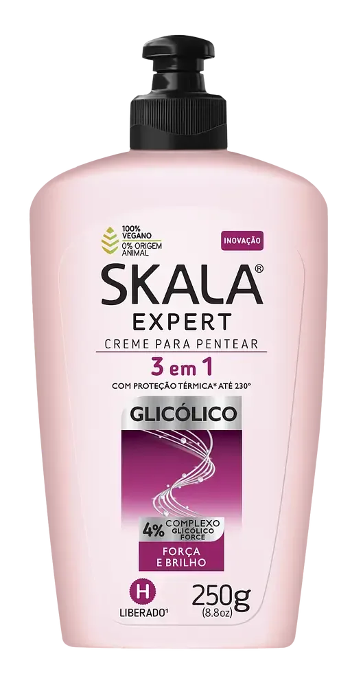 Skala Expert Glicólico Creme Para Pentear 3Em1