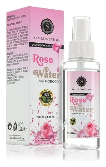 Skalli Essentials Moroccan Rose Water from Damask Roses