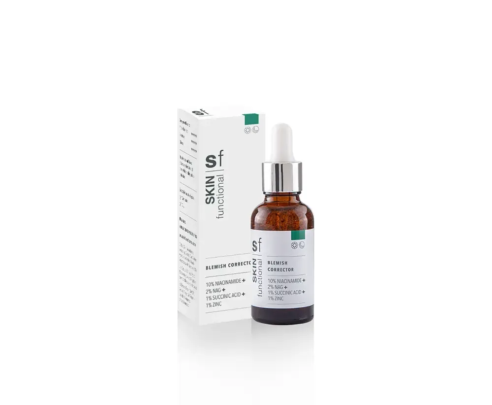 Skin Functional Blemish corrector 10% Niacinamide + 2% NAG + 1% Succinic Acid + 1% Zinc Serum