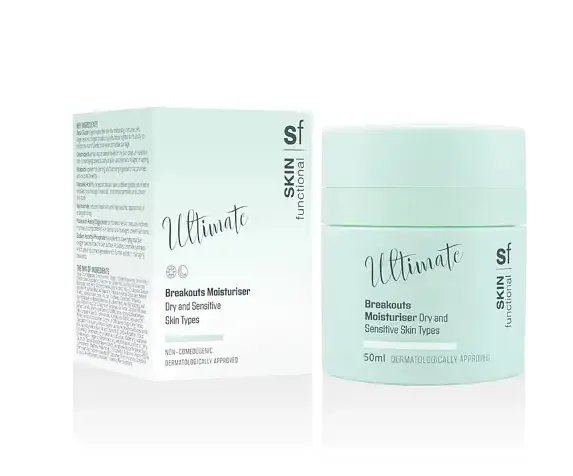Skin Functional Breakouts Moisturiser For Dry And Sensitive Skin