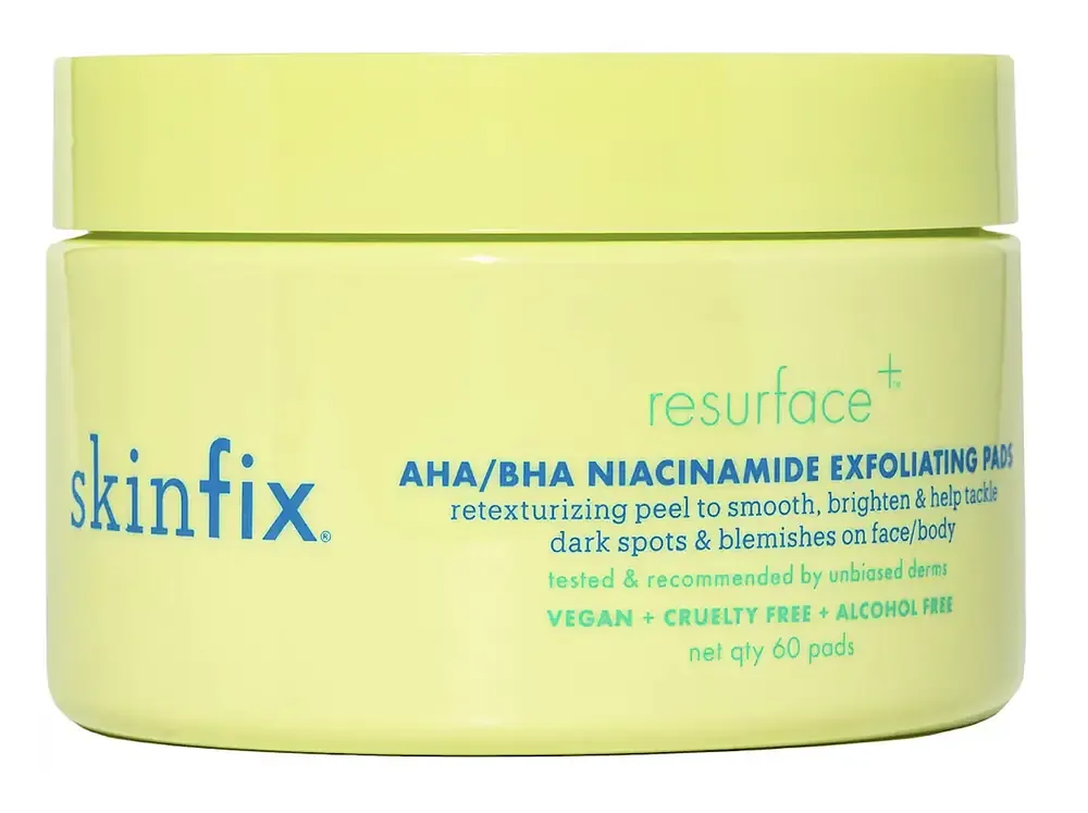 Skinfix Resurface+ AHA/BHA Niacinamide Exfoliating Pads