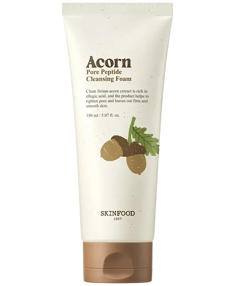 SKINFOOD Acorn Pore Peptide Cleansing Foam