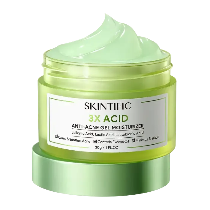 Skintific 3x Acid Anti-Acne Gel Moisturizer