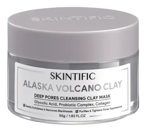 Skintific Alaska Volcano Deep Pores Cleansing Clay Mask
