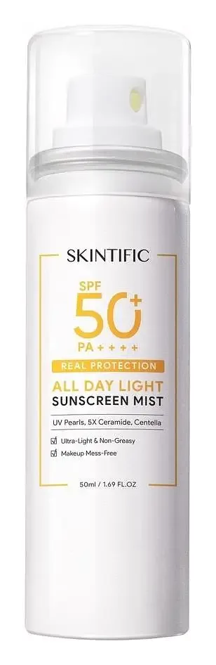 Skintific All Day Light Sunscreen Mist SPF 50 PA++++