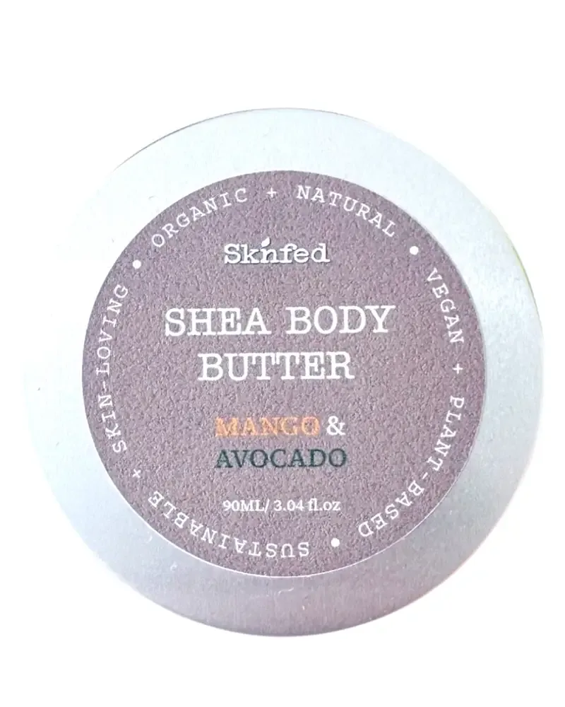 Sknfed Organic Shea Body Butter With Mango And Avocado