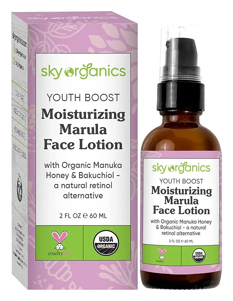 Sky Organics Youth Boost Moisturizing Marula Face Lotion