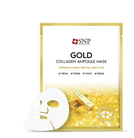 SNP Gold Collagen Ampoule Mask