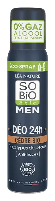 So’ Bio Etic Déo 24h Cèdre Bio Eco-Spray
