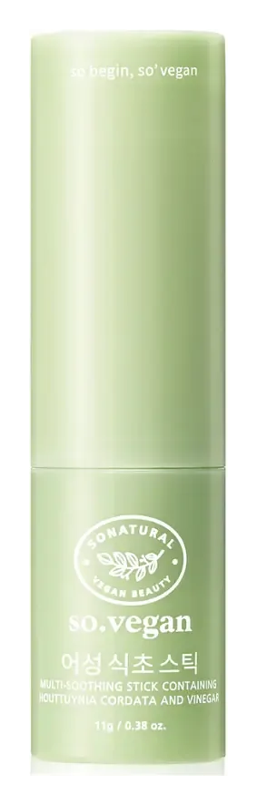 so natural So Vegan Multi-Soothing Stick With Houttuynia Cordata And Vinegar