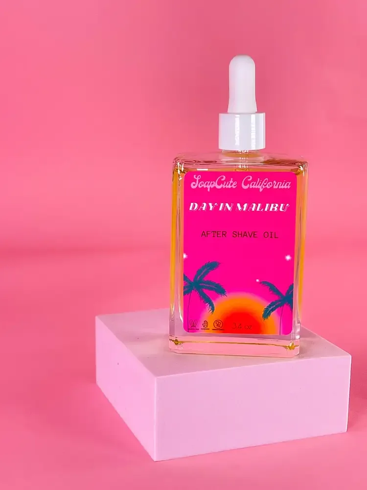 Soap Cute California Soap Cute California "Day In Malibu" After Shave Oil (Ingredients