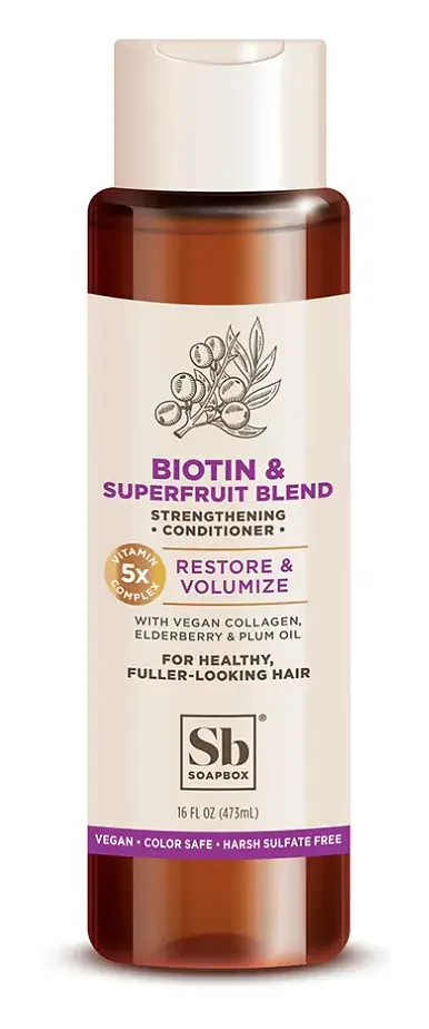 Soapbox Biotin And Superfruit Restore & Volumize Conditioner