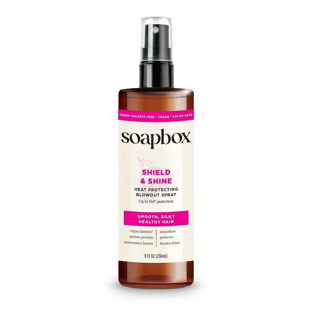Soapbox Shield & Shine Heat Protecting Blowout Spray
