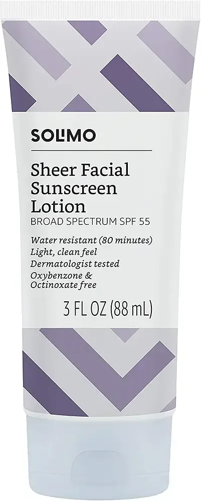 Sheer Facial Sunscreen Lotion SPF 55