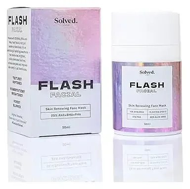 Solved Labs Flash Facial Skin Renewing Face Mask