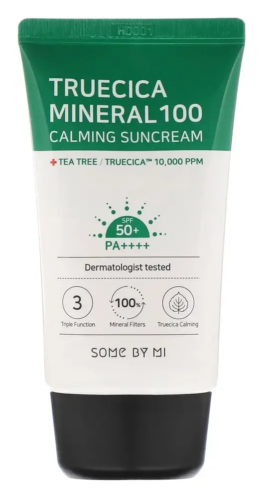 Some By Mi Truecica Mineral 100 Calming Suncream SPF 50+ PA++++