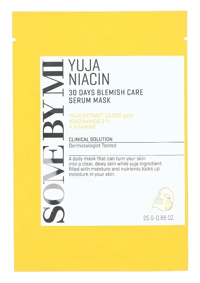 Some By Mi Yuja Niacin 30 Days Blemish Care Serum Mask