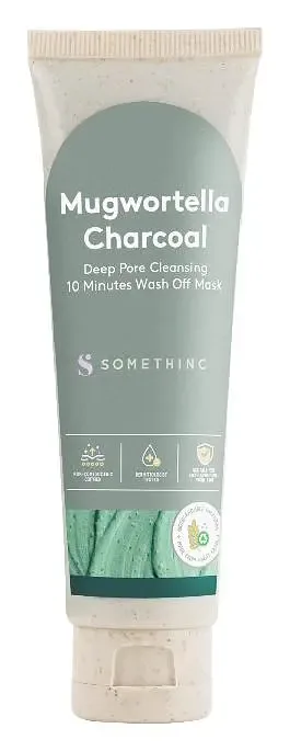 Somethinc Mugwortella Charcoal Deep Pore Cleansing 10 Minutes Wash Off Mask