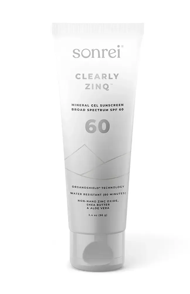 Sonrei Clearly Zinq SPF 60 Mineral Gel Sunscreen