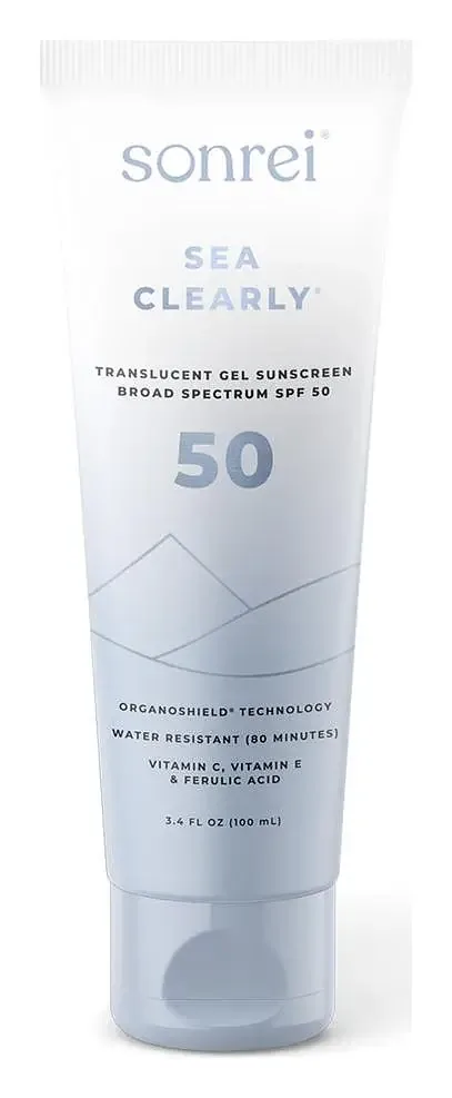 Sonrei Sea Clearly SPF 50 Clear Gel Organoshield Sunscreen