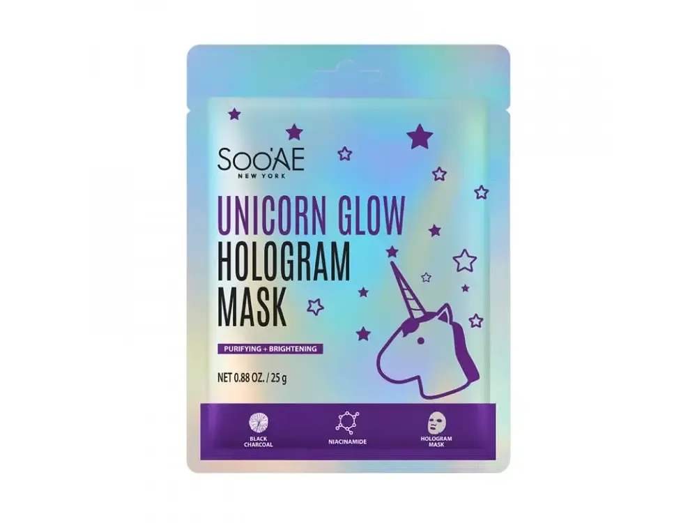 Soo'AE Unicorn Glow Hologram Mask