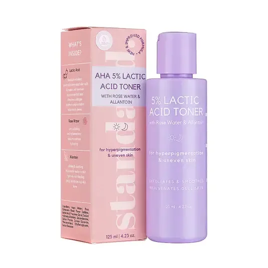 Standard Skin and Beauty AHA 5% Lactic Acid Toner