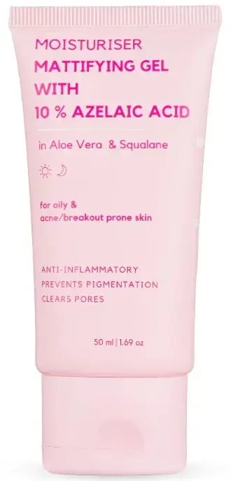 Standard Skin and Beauty Mattifying Gel Moisturiser With 10% Azelaic Acid