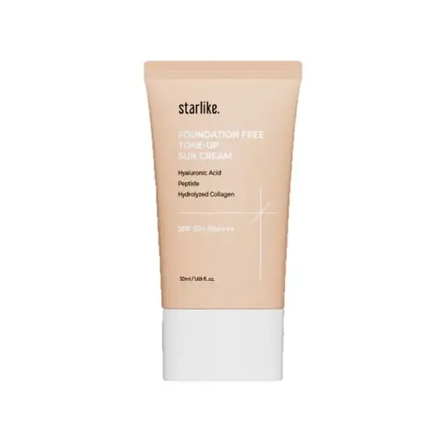 Starlike Foundation Free Tone-Up Sun Cream SPF 50+ PA++++