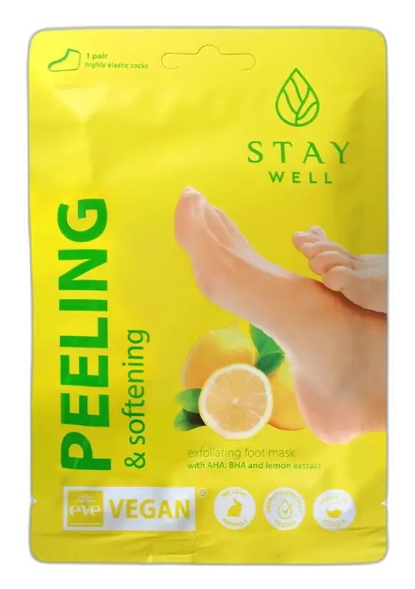 Stay Well Peeling & Softening Foot Mask