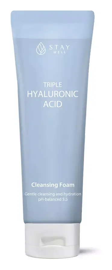 Stay Well Triple Hyaluronic Acid Cleansing Foam