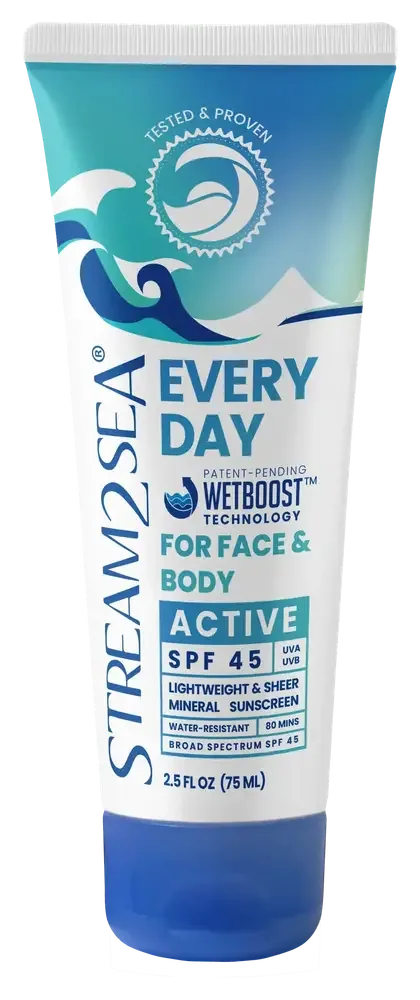 Stream2Sea Every Day Active Mineral Sunscreen SPF 45