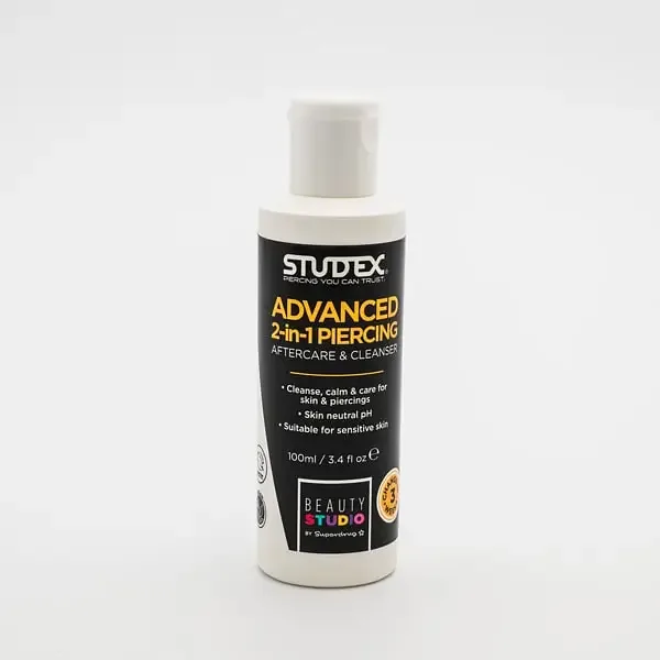 Studex Advanced 2-In-1 Piercing Aftercare Solution