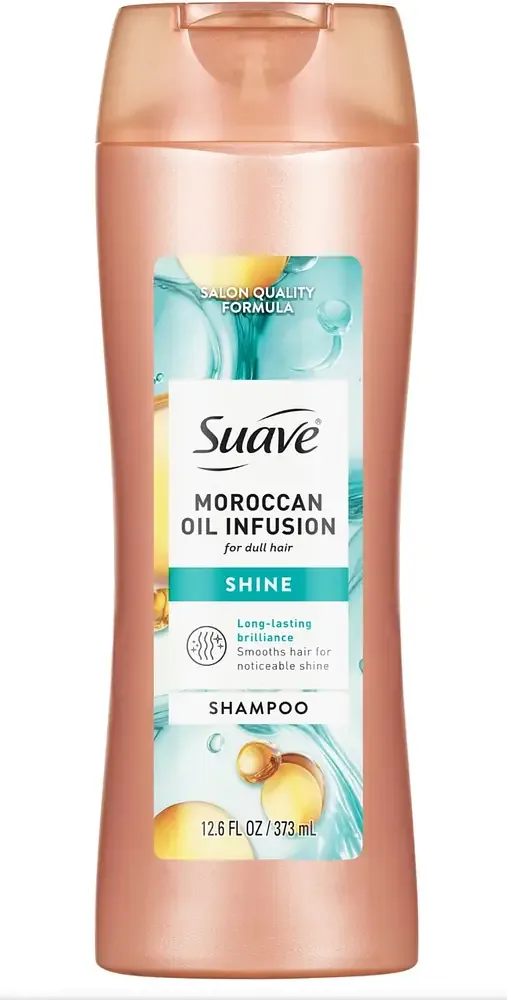 Suave Moroccan Oil Infusion Shine Shampoo