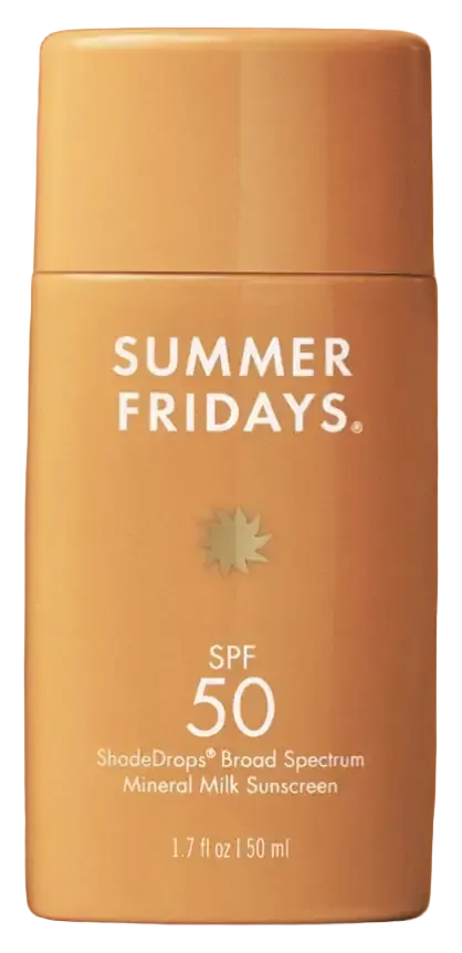 Summer Fridays ShadeDrops Broad Spectrum SPF 50 Mineral Milk Sunscreen